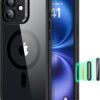 61R1AMpFDjL._AC_SL1500_ ESR for iPhone 16 Plus Case, Camera Control Cover, Compatible with MagSafe, Shockproof Military-Grade Protection, Magnetic Phone Case for iPhone 16 Plus, Classic Hybrid Case, Clear Black