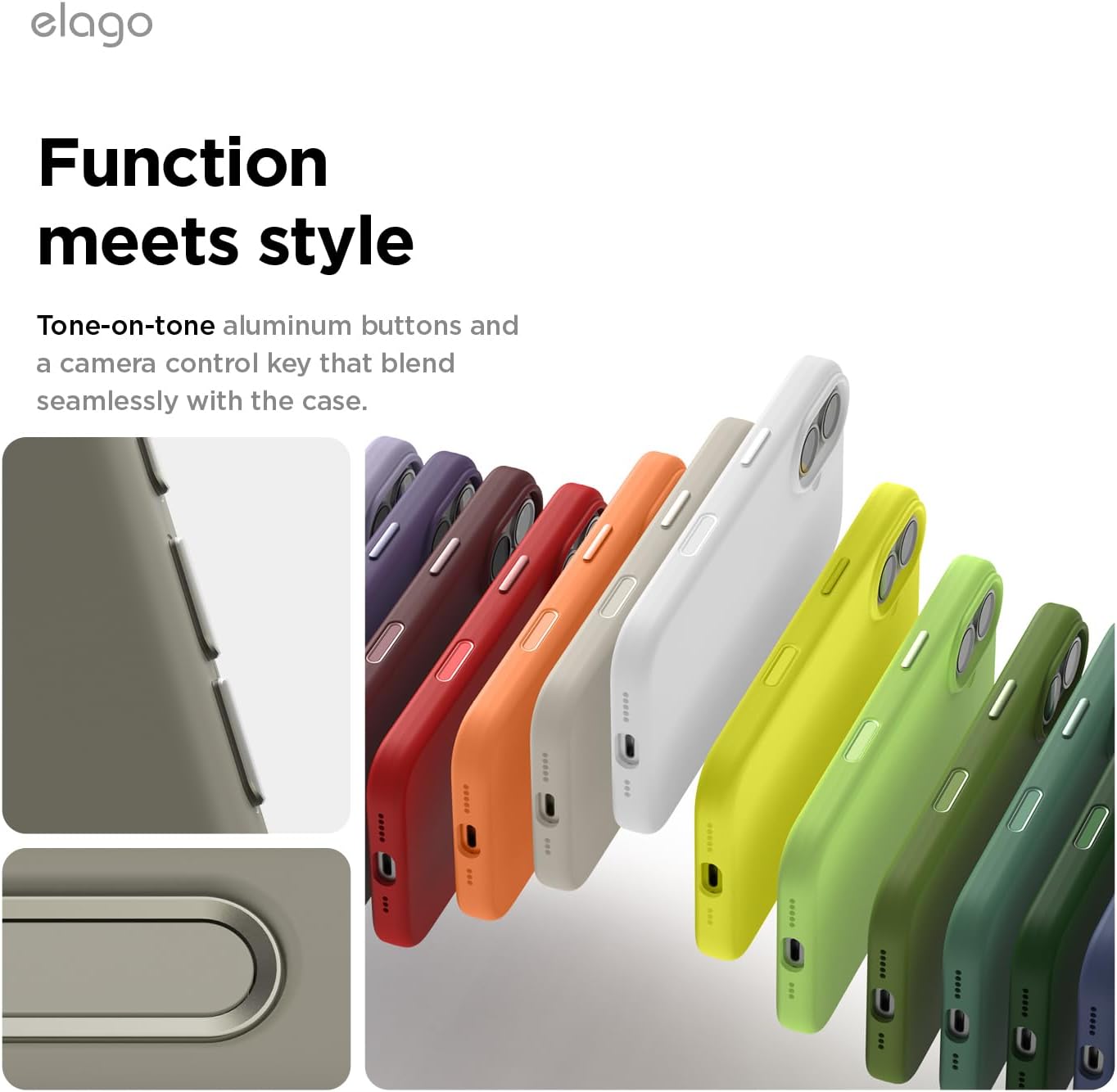 61R4s6jWyrL._AC_SL1500_ elago for iPhone 17 Case, Premium Magnetic Silicone Case, Compatible with MagSafe, Liquid Silicone Material, Protective Cover, Shockproof, Slim Phone, 6.3 inch (Medium Grey)