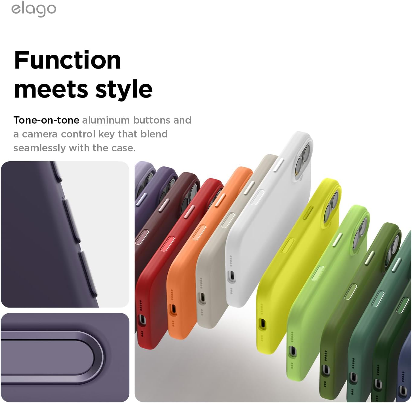 61RvmGDWprL._AC_SL1500_ elago for iPhone 17 Case, Premium Magnetic Silicone Case, Compatible with MagSafe, Liquid Silicone Material, Protective Cover, Shockproof, Slim Phone, 6.3 inch (Deep Purple)