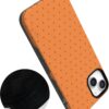 61S77cFrPoL._AC_SL1500_ Casely iPhone 14 Case | On the Dot | Orange Polka Dot | Bold Protective Design | Compatible with MagSafe