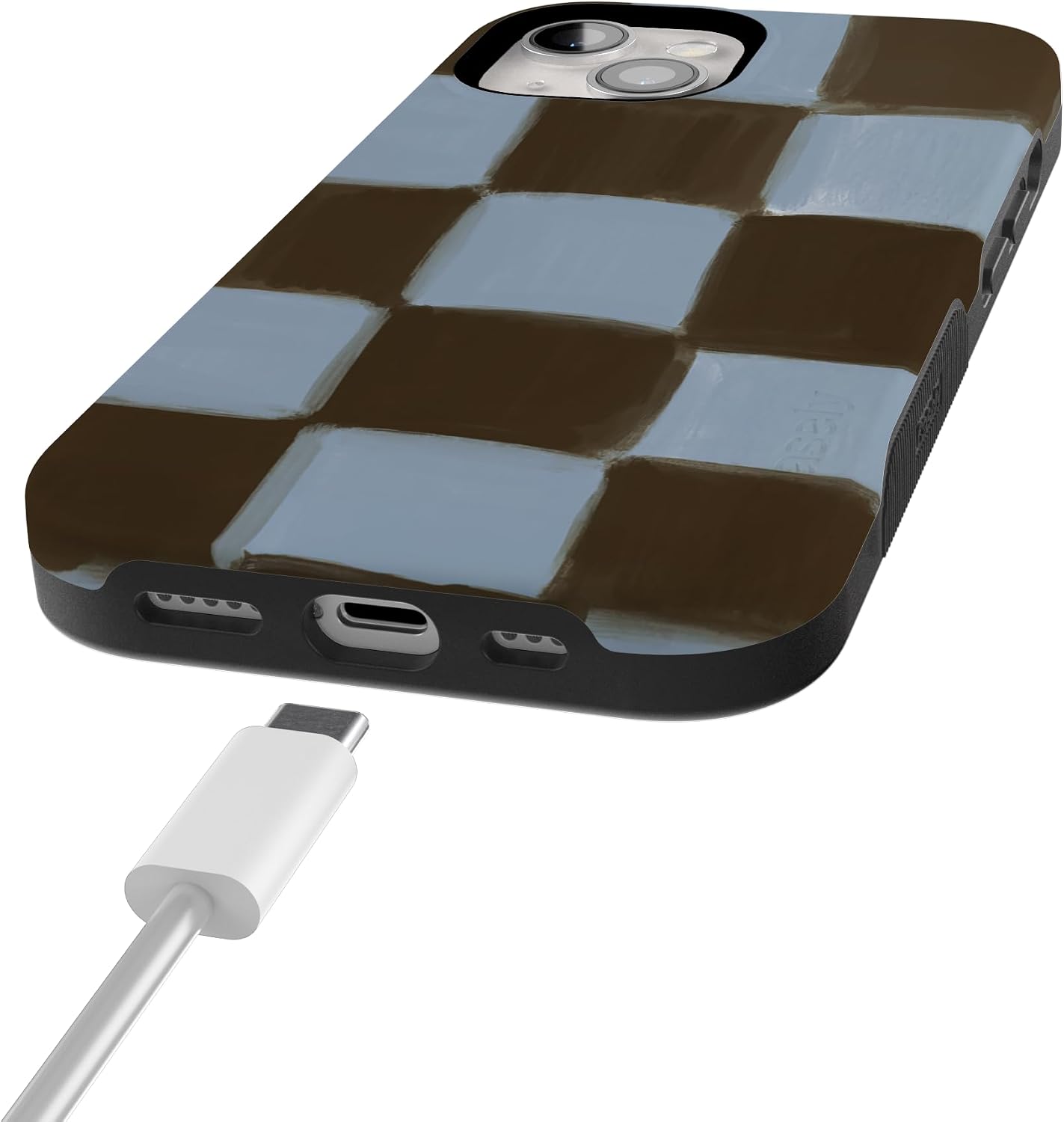 61SEAayBryL._AC_SL1500_ Casely iPhone 15 Plus Case | Up River | The Boyfriend Collection | Bold Protective Design | Compatible with MagSafe