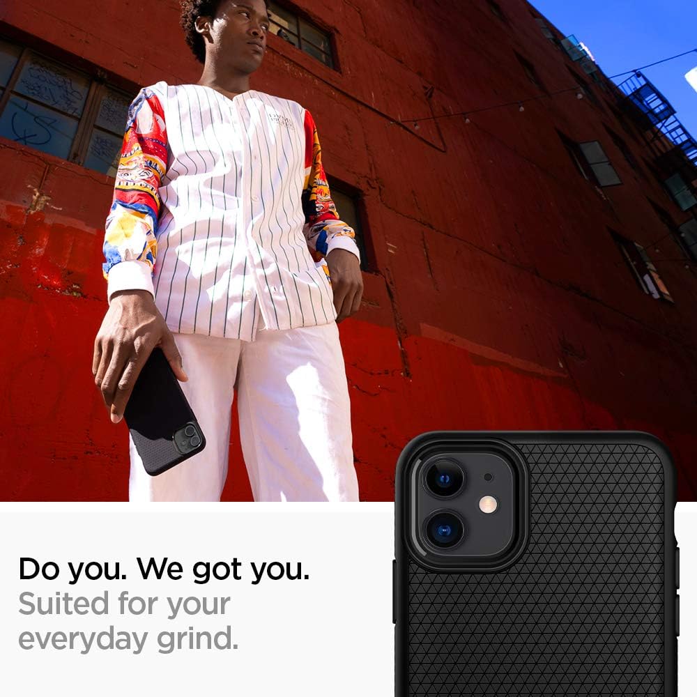 61SXwOLf9RL._AC_SL1000_ Spigen Liquid Air Designed for iPhone 11 Case (2019) - Matte Black