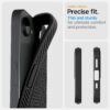 Spigen for iPhone 17e / 16e Case, Liquid Air [Military-Grade Protection] - Matte Black | Military-Grade Protection