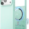 61SwsIaXcHL._AC_SL1500_ elago for iPhone 17 Pro Max Case, Premium Magnetic Silicone Case, Compatible with MagSafe, Liquid Silicone Material, Protective Cover, Shockproof, Slim Phone, 6.9 inch (Aqua Sky)