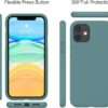 61ToV7uYu7L._AC_SL1001_ Miracase Designed for iPhone 11 Phone Case, with Screen Protector, Liquid Silicone Gel Rubber Drop Protection Shockproof Cover Phone Case for iPhone 11, Midnight Green