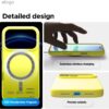 elago for iPhone 17 Pro Max Case, Premium Magnetic Silicone Case, Compatible with MagSafe, Liquid Silicone Material, Protective Cover, Shockproof, Slim Phone, 6.9 inch (Neon Yellow)