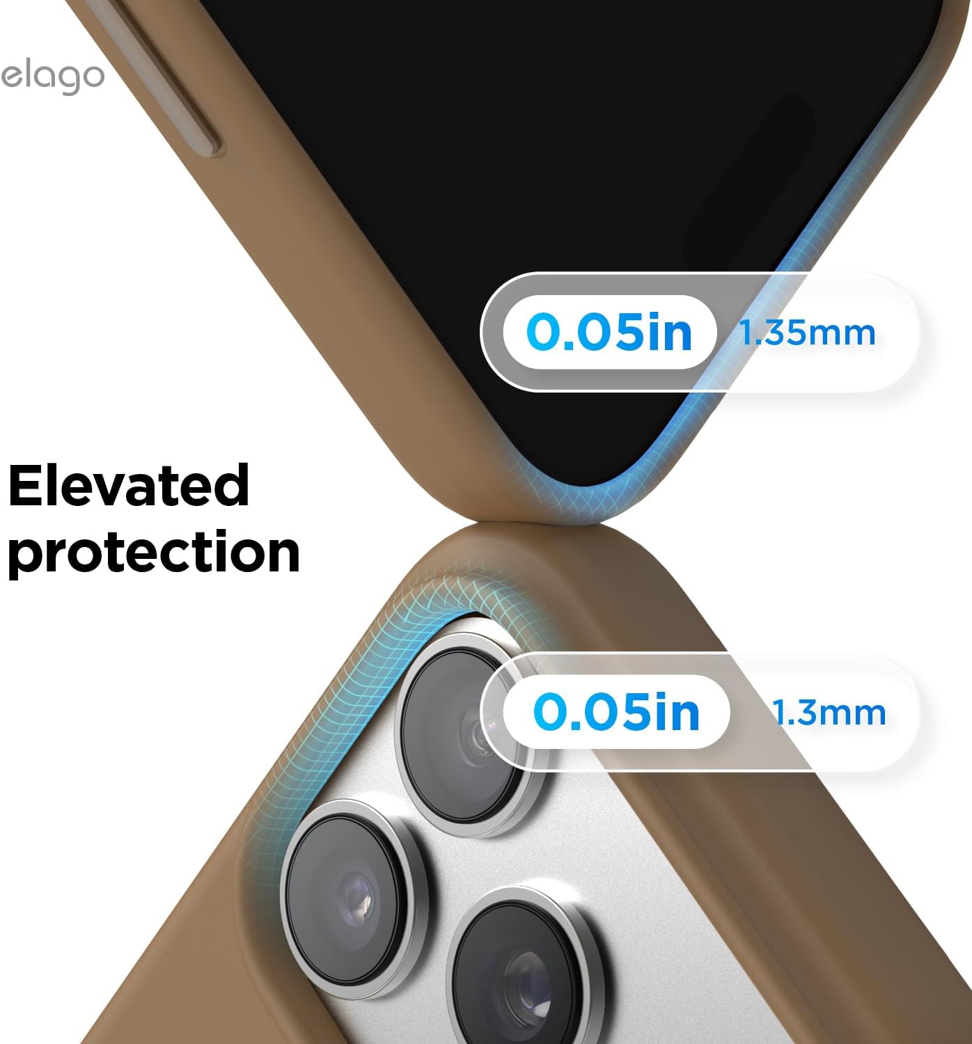 61U4FM9CX7L._AC_SL1500_ elago for iPhone 17 Pro Case, Premium Magnetic Silicone Case, Compatible with MagSafe, Liquid Silicone Material, Protective Cover, Shockproof, Slim Phone, 6.3 inch (Brown)