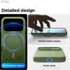 61UYHJgq54L._AC_SL1500_ elago for iPhone 17 Pro Case, Premium Magnetic Silicone Case, Compatible with MagSafe, Liquid Silicone Material, Protective Cover, Shockproof, Slim Phone, 6.3 inch (Cedar Green)