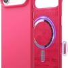 61Ua8X3s3sL._AC_SL1500_ elago for iPhone Air Case, Premium Magnetic Silicone Case, Compatible with MagSafe, Liquid Silicone Material, Protective Cover, Shockproof, Slim Phone, 6.5 inch (Ice Red)