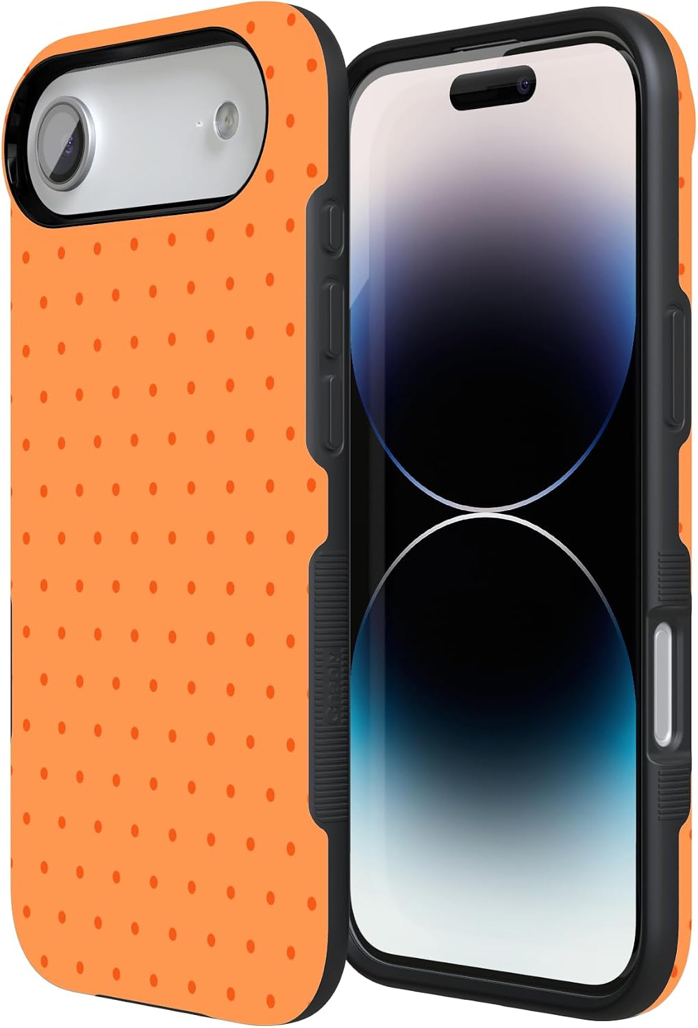 61Ue3awtWoL._AC_SL1500_ Casely iPhone 17 Air Case | On the Dot | Orange Polka Dot | Bold Protective Design | Compatible with MagSafe