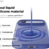 61VeyBDHhjL._AC_SL1500_ elago for iPhone Air Case, Premium Magnetic Silicone Case, Compatible with MagSafe, Liquid Silicone Material, Protective Cover, Shockproof, Slim Phone, 6.5 inch (Cobalt Blue)