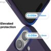 61VkBgtpDL._AC_SL1500_ elago for iPhone 17 Case, Premium Magnetic Silicone Case, Compatible with MagSafe, Liquid Silicone Material, Protective Cover, Shockproof, Slim Phone, 6.3 inch (Deep Purple)