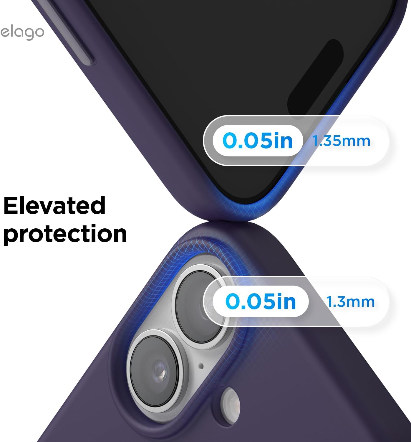 61VkBgtpDL._AC_SL1500_ elago for iPhone 17 Case, Premium Magnetic Silicone Case, Compatible with MagSafe, Liquid Silicone Material, Protective Cover, Shockproof, Slim Phone, 6.3 inch (Deep Purple)