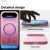 elago for iPhone Air Case, Premium Magnetic Silicone Case, Compatible with MagSafe, Liquid Silicone Material, Protective Cover, Shockproof, Slim Phone, 6.5 inch (Hot Pink)