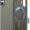 61W-Ws2oqtL._AC_SL1500_ elago for iPhone 17 Case, Premium Magnetic Silicone Case, Compatible with MagSafe, Liquid Silicone Material, Protective Cover, Shockproof, Slim Phone, 6.3 inch (Medium Grey)