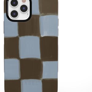61W0rVWB2tL._AC_SL1500_ Casely iPhone 15 Case | Pastel Picnic | Blue & Green Gingham | Bold Protective Design | Compatible with MagSafe
