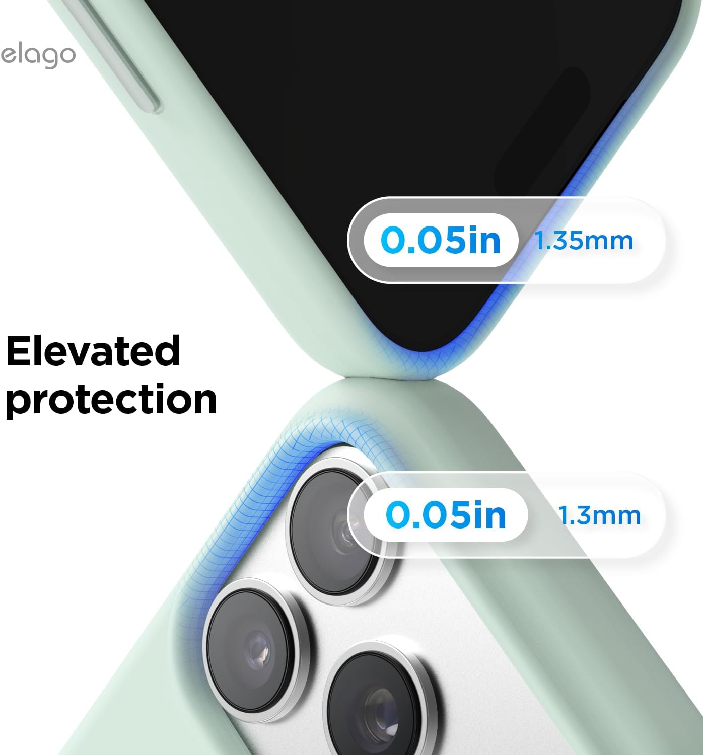 61W3Efl2jL._AC_SL1500_ elago for iPhone 17 Pro Case, Premium Magnetic Silicone Case, Compatible with MagSafe, Liquid Silicone Material, Protective Cover, Shockproof, Slim Phone, 6.3 inch (Mint)