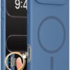 61WCMQ989DL._AC_SL1500_ Miracase Magnetic for iPhone Air Case, Compatible with MagSafe, Integrated Silicone Camera Control Cover, 3.0mm Thicken Shockproof Drop Protection Phone Case for 17 Air,Glass Blue