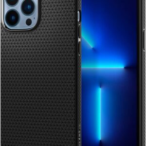Spigen Liquid Air Designed for iPhone 13 Pro Max Case (2021) - Matte Black