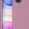 61WKNhhMeHL._AC_SL1500_ Miracase Designed for iPhone 11 Phone Case, with Screen Protector, Liquid Silicone Gel Rubber Drop Protection Shockproof Cover Phone Case for iPhone 11, Blackcurrant
