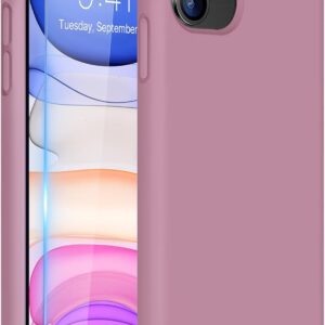 Miracase Compatible with iPhone 12 Pro Max Case, [Soft Anti-Scratch Microfiber Lining], Liquid Silicone Case Gel Rubber Shockproof Drop Protection Phone Case for 12 Pro Max, Midnight Green