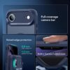 61WXiRP89-L._AC_SL1500_ ESR for iPhone Air Case, Camera Control Cover, Compatible with MagSafe, Shockproof Military-Grade Protection, Magnetic Phone Case for iPhone Air, Classic Hybrid Case, Frosted Blue