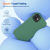 61WYxNM-YzL._AC_SL1500_ Miracase Compatible with iPhone 12 Case and iPhone 12 Pro Case, Liquid Silicone Gel Rubber Full Body Protection Shockproof Drop Protection Phone Case for iPhone 12/12 Pro 6.1 inch, Acacia Green