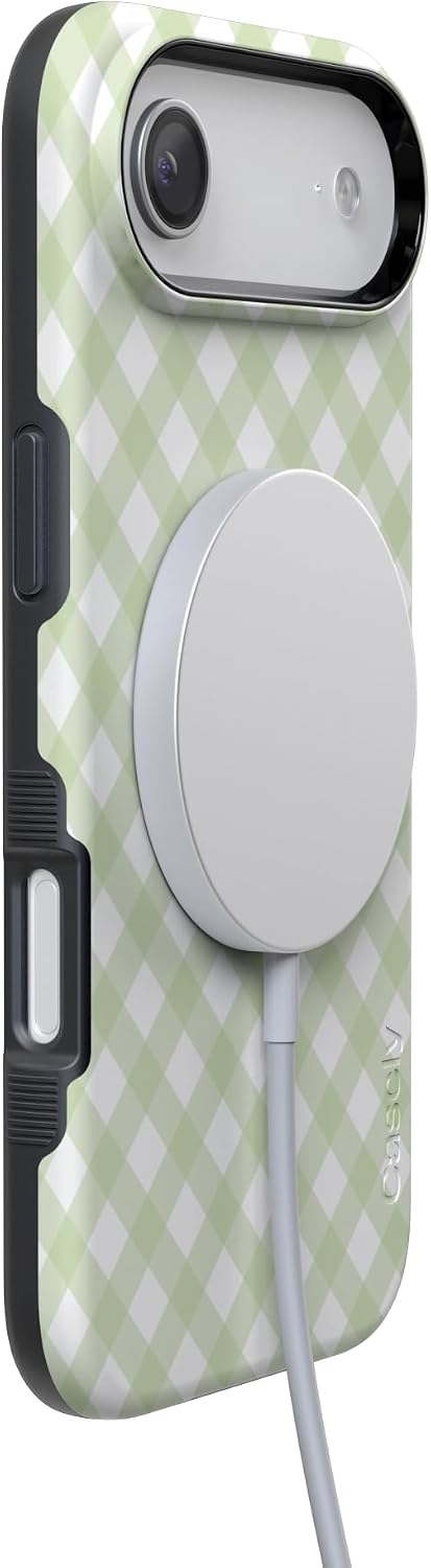 61WxxOgrLcL._AC_SL1500_ Casely iPhone 17 Air Case | Mint Lattice | Sunday Best | Bold Protective Design | Compatible with MagSafe