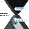 61X-Km7Xl5L._AC_SL1500_ elago for iPhone Air Case, Premium Magnetic Silicone Case, Compatible with MagSafe, Liquid Silicone Material, Protective Cover, Shockproof, Slim Phone, 6.5 inch (Black)