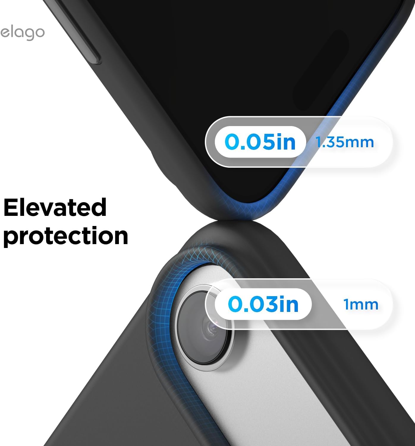 61X-Km7Xl5L._AC_SL1500_ elago for iPhone Air Case, Premium Magnetic Silicone Case, Compatible with MagSafe, Liquid Silicone Material, Protective Cover, Shockproof, Slim Phone, 6.5 inch (Black)