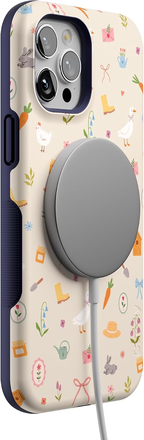 61X58qP5y4L._AC_SL1500_ Casely iPhone 12 Pro Max Case | Hoppy Garden | Spring Things | Bold Protective Design | Compatible with MagSafe