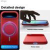 elago for iPhone Air Case, Premium Magnetic Silicone Case, Compatible with MagSafe, Liquid Silicone Material, Protective Cover, Shockproof, Slim Phone, 6.5 inch (Red)
