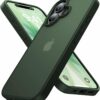 Eastinbox for iPhone 17 Case [16FT Military Grade Shockproof], Anti-Slip Anti-Scratch, Slim Translucent Frosted Matte Phone Cover, Case for i Phone17 6.3", Green