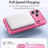 61Yp-IxUh9L._AC_SL1500_ ESR for iPhone 17 Pro Case, Camera Control Cover, Compatible with MagSafe, Shockproof Military-Grade Protection, Magnetic Phone Case for iPhone 17 Pro, Classic Hybrid Case, Frosted Pink