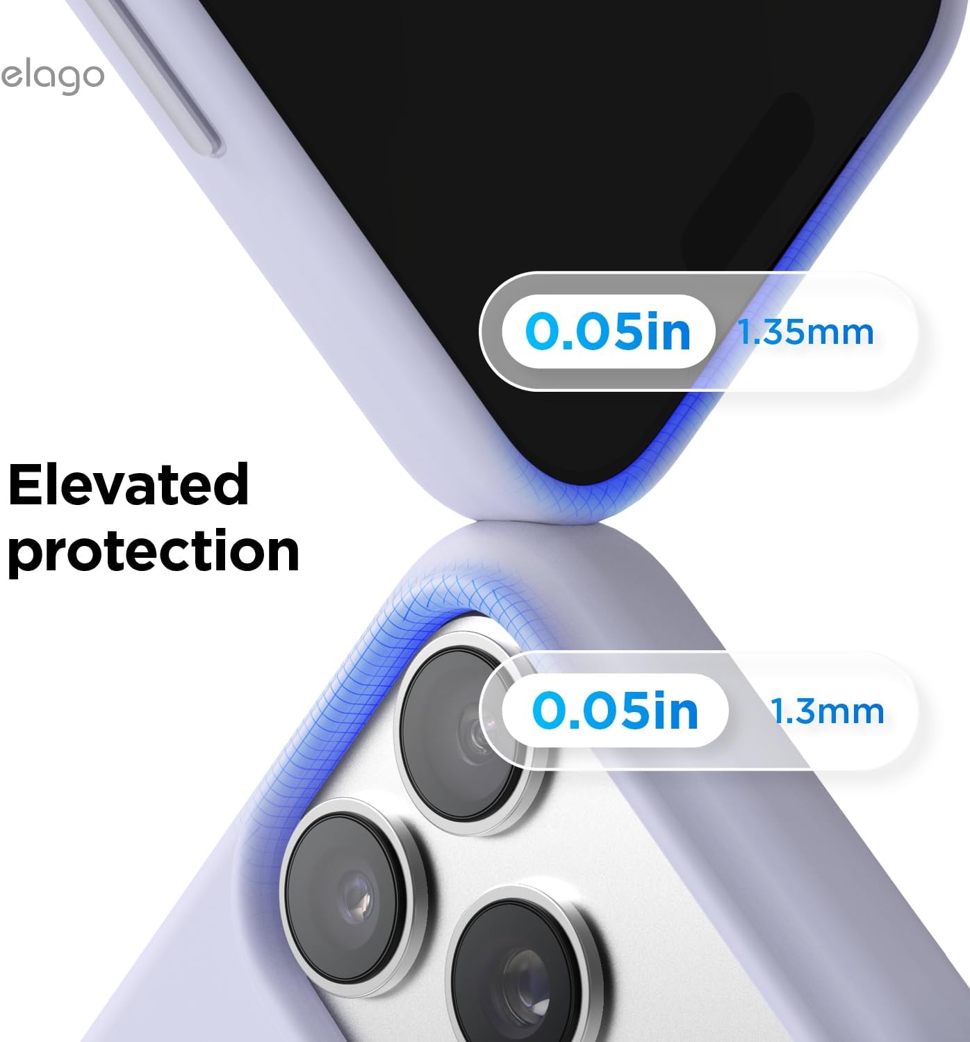 elago for iPhone 17 Pro Case, Premium Magnetic Silicone Case, Compatible with MagSafe, Liquid Silicone Material, Protective Cover, Shockproof, Slim Phone, 6.3 inch (Purple)