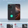 61ZZ1xRM5L._AC_SL1500_ ESR for iPhone 16 Pro Case, Camera Control Cover, Compatible with MagSafe, Shockproof Military-Grade Protection, Magnetic Phone Case for iPhone 16 Pro, Classic Hybrid Case, Clear