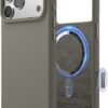 61ZoeDqFO4L._AC_SL1500_ elago for iPhone 17 Pro Max Case, Premium Magnetic Silicone Case, Compatible with MagSafe, Liquid Silicone Material, Protective Cover, Shockproof, Slim Phone, 6.9 inch (Medium Grey)