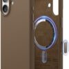 61Zqlm1evUL._AC_SL1500_ elago for iPhone 17 Case, Premium Magnetic Silicone Case, Compatible with MagSafe, Liquid Silicone Material, Protective Cover, Shockproof, Slim Phone, 6.3 inch (Brown)