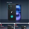 61aRFyF-hnL._AC_SL1500_ ESR for iPhone 16 Plus Case, Compatible with MagSafe, Shockproof Military-Grade Protection, Scratch-Resistant Back, Magnetic Phone Case for iPhone 16 Plus, Classic Hybrid Case, Frosted Black