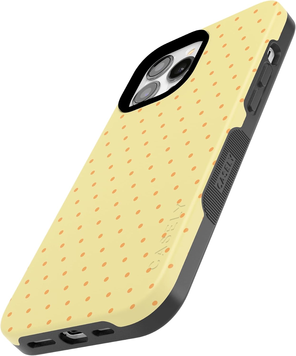 61aXtFB1xGL._AC_SL1500_ Casely iPhone 13 Pro Max Case | On the Dot | Yellow Polka Dot | Bold Protective Design | Compatible with MagSafe