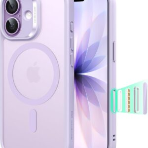 ESR for iPhone 17 Case, Camera Control Cover, Compatible with MagSafe, Shockproof Military-Grade Protection, Magnetic Phone Case for iPhone 17, Classic Hybrid Case, Frosted Light Purple