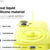 elago for iPhone 17 Case, Premium Magnetic Silicone Case, Compatible with MagSafe, Liquid Silicone Material, Protective Cover, Shockproof, Slim Phone, 6.3 inch (Neon Yellow)