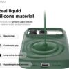 61apc5-3O4L._AC_SL1500_ elago for iPhone 17 Pro Case, Premium Magnetic Silicone Case, Compatible with MagSafe, Liquid Silicone Material, Protective Cover, Shockproof, Slim Phone, 6.3 inch (Alpine Green)