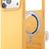 elago for iPhone 17 Pro Max Case, Premium Magnetic Silicone Case, Compatible with MagSafe, Liquid Silicone Material, Protective Cover, Shockproof, Slim Phone, 6.9 inch (Sunshine)