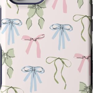 61bhJgwJroL._AC_SL1500_ Casely iPhone 12 Pro Max Case | Whimsy Girlie | Pastel Bows | Bold Protective Design | Compatible with MagSafe