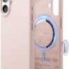 61cOMz4WCL._AC_SL1500_ elago for iPhone 17 Case, Premium Magnetic Silicone Case, Compatible with MagSafe, Liquid Silicone Material, Protective Cover, Shockproof, Slim Phone, 6.3 inch (Lovely Pink)