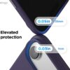 61cWv2pdvJL._AC_SL1500_ elago for iPhone Air Case, Premium Magnetic Silicone Case, Compatible with MagSafe, Liquid Silicone Material, Protective Cover, Shockproof, Slim Phone, 6.5 inch (Deep Purple)