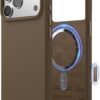 elago for iPhone 17 Pro Max Case, Premium Magnetic Silicone Case, Compatible with MagSafe, Liquid Silicone Material, Protective Cover, Shockproof, Slim Phone, 6.9 inch (Brown)