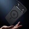 61cfEz2CkFL._AC_SL1500_ ESR for iPhone Air Case, Camera Control Cover, Compatible with MagSafe, Shockproof Military-Grade Protection, Magnetic Phone Case for iPhone Air, Classic Hybrid Case, Frosted Black