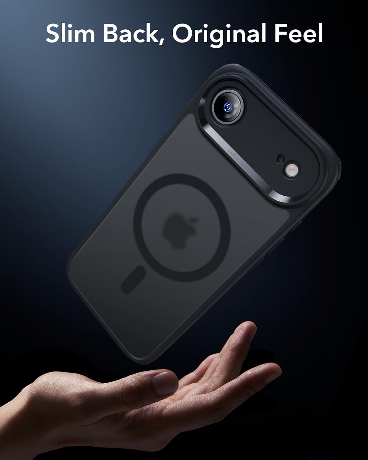 61cfEz2CkFL._AC_SL1500_ ESR for iPhone Air Case, Camera Control Cover, Compatible with MagSafe, Shockproof Military-Grade Protection, Magnetic Phone Case for iPhone Air, Classic Hybrid Case, Frosted Black